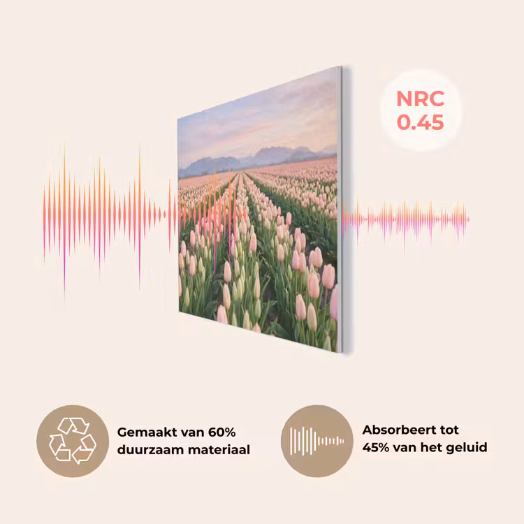 Tulpen - Landschap - Roze PET vilt klein -USP_NL