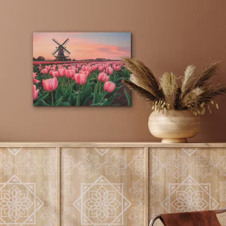 Tulpen - Molen - Nederland PET vilt klein -sfeer4