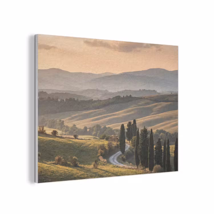 Toscaans - Landschap - Heuvels PET vilt klein -3d