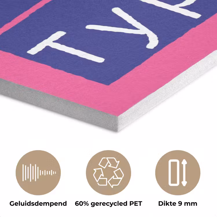 Valentijn - Tekst - Love PET vilt klein -closeup_NL