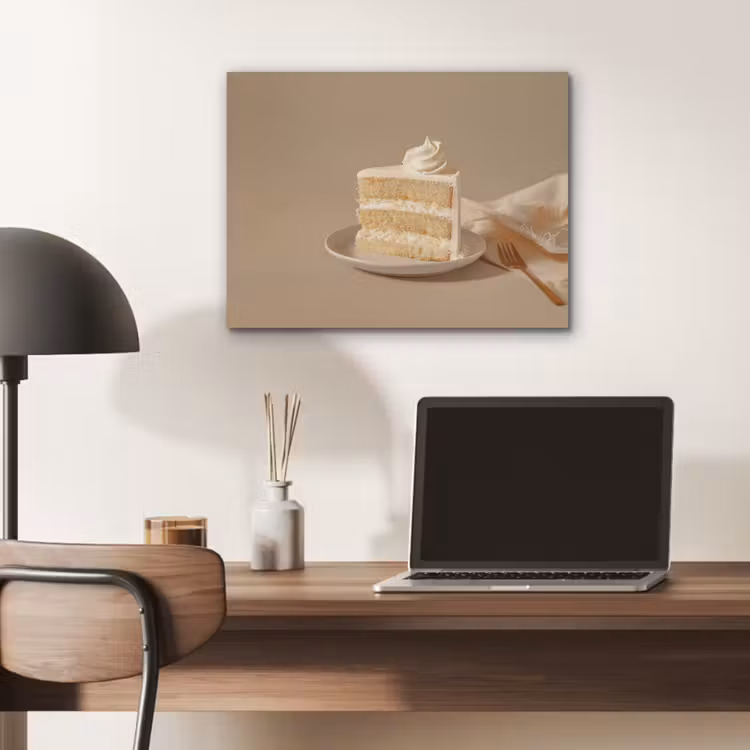 Vanilletaart - Cake - Romig PET vilt klein -sfeer5