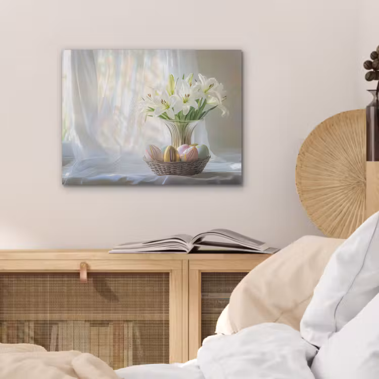 Vaas - Eieren - Bloemen PET vilt klein -sfeer3