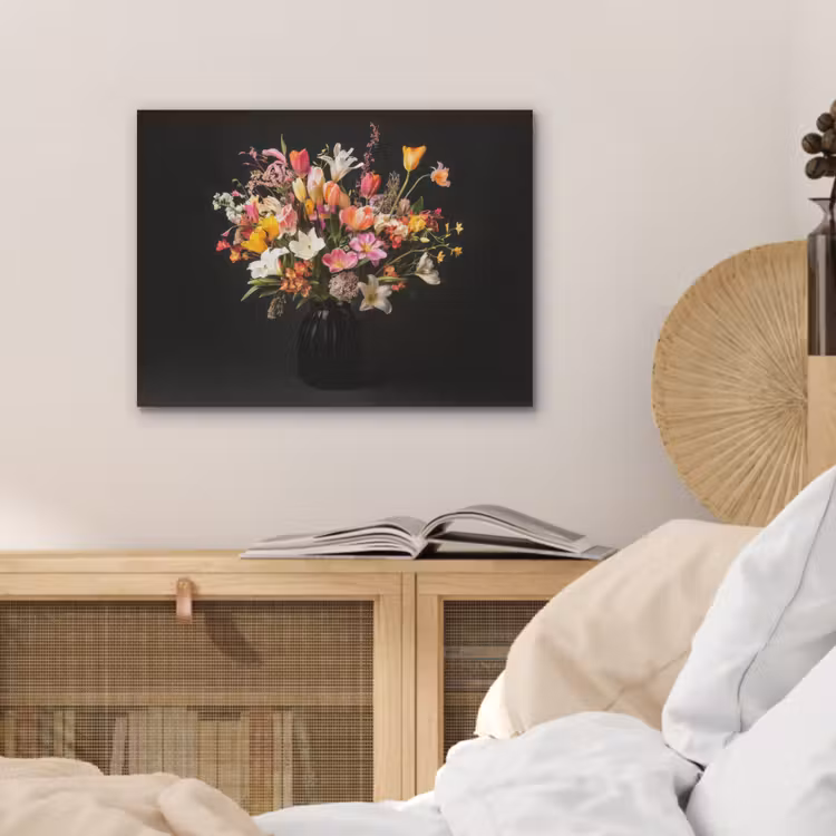 Vaas - Bloemen - Tulpen PET vilt klein -sfeer3