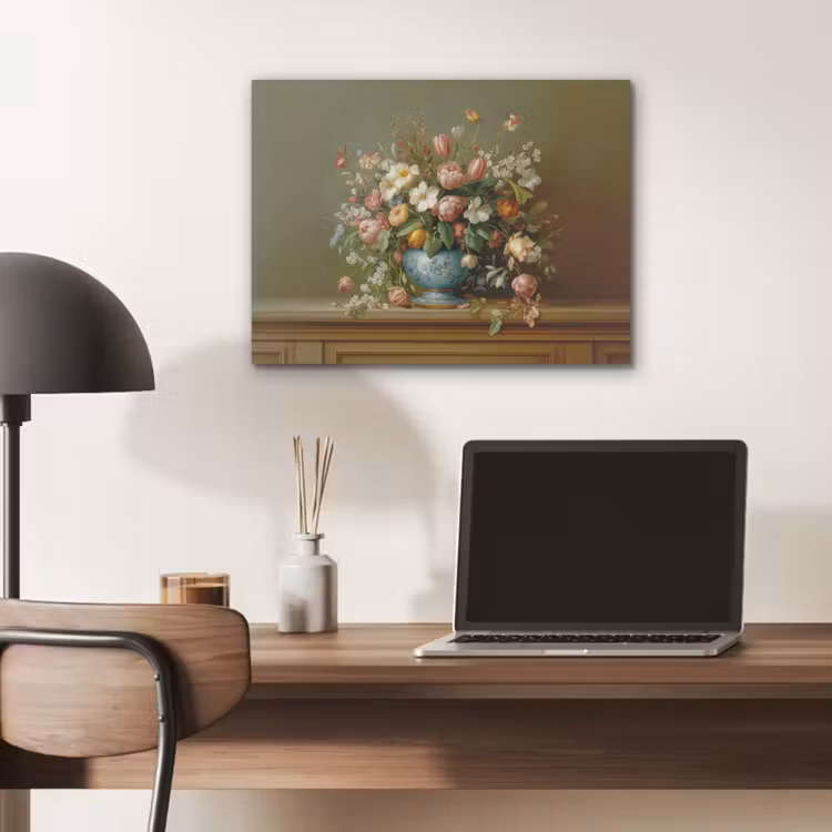 Vaas - Pastel - Kleuren - Bloemen PET vilt klein -sfeer5