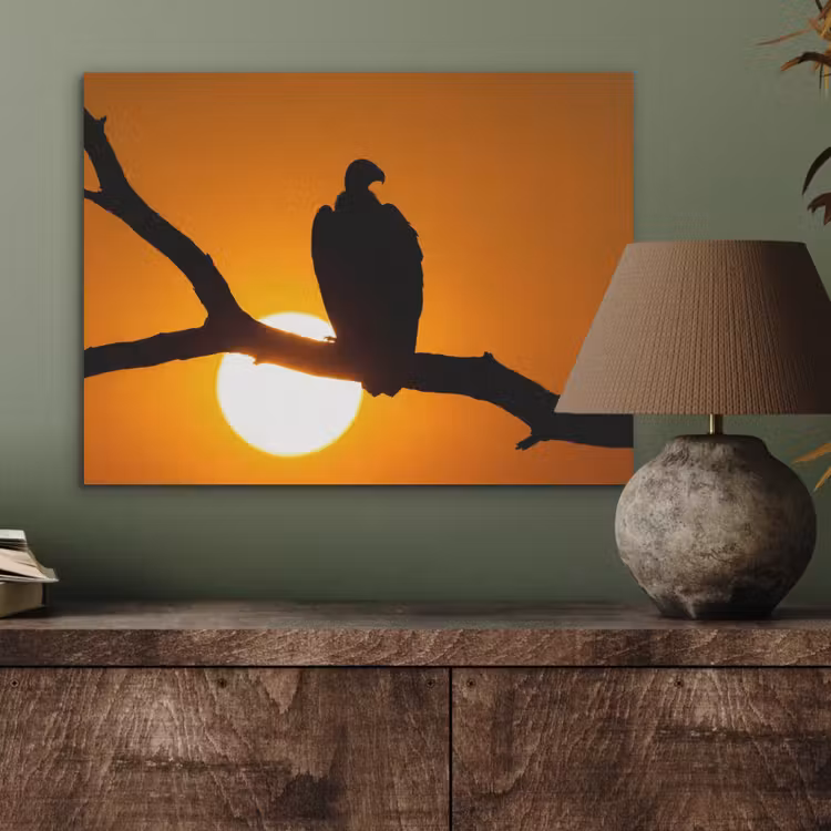 Gier - Tak - Zon - Oranje PET vilt klein -sfeer2