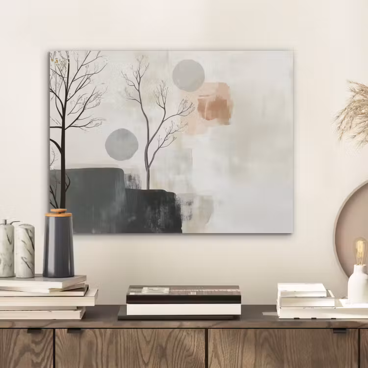 Wabi sabi - Beige - Plant PET vilt klein -sfeer1