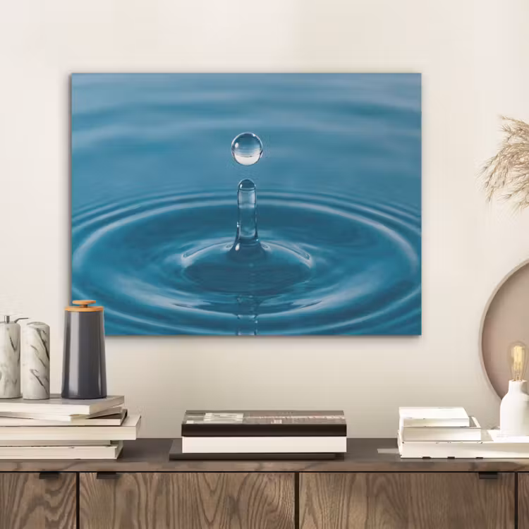 Waterdruppel - Water - Oppervlakte PET vilt klein -sfeer1