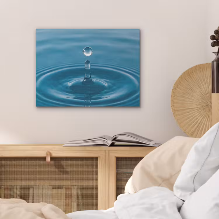 Waterdruppel - Water - Oppervlakte PET vilt klein -sfeer3