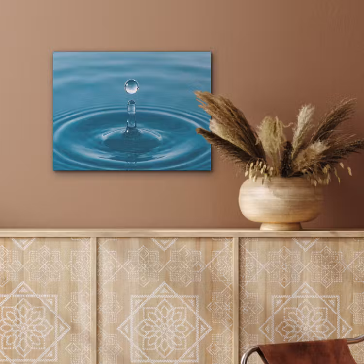 Waterdruppel - Water - Oppervlakte PET vilt klein -sfeer4