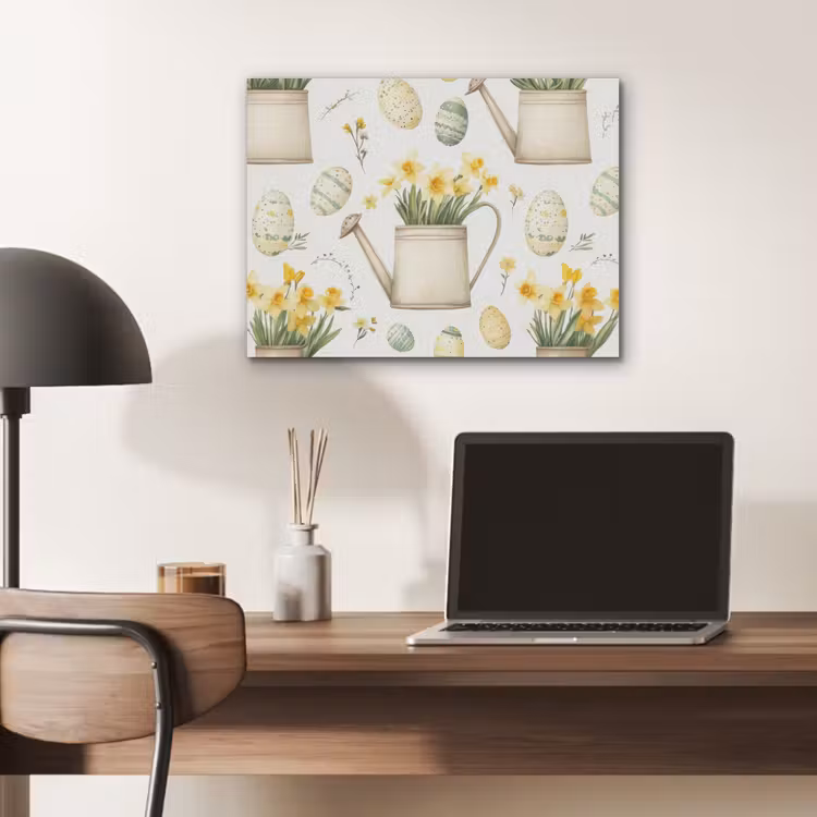 Gieter - Bloemen - Eieren PET vilt klein -sfeer5