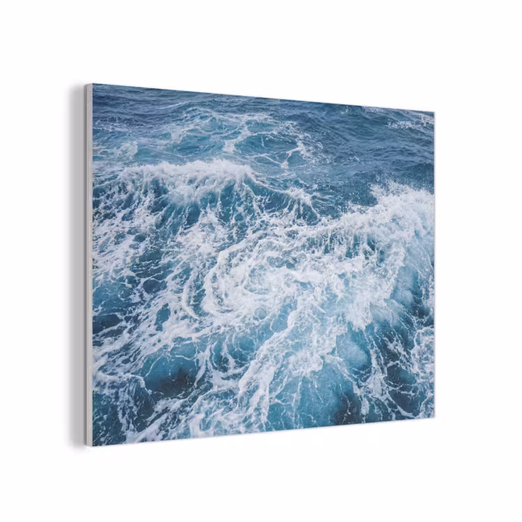 Golven - Oceaan - Blauw PET vilt klein -3d