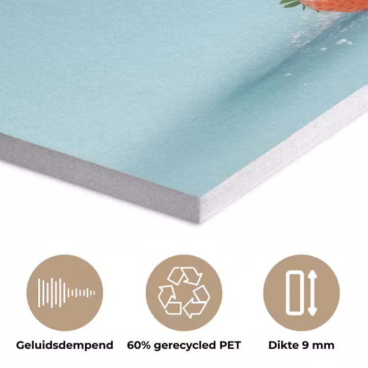 Slagroom - Taart - Blauw - Eten PET vilt klein -closeup_NL