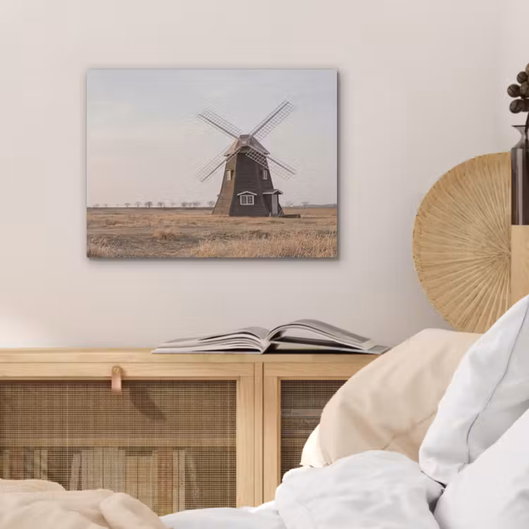Windmolens - Landschap - Veld PET vilt klein -sfeer3