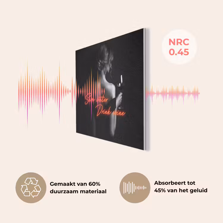 Wijn - Vrouw - Neon - Quote PET vilt klein -USP_NL
