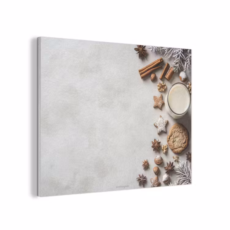 Winter - Kerst - Specerijen - Wit PET vilt klein -3d