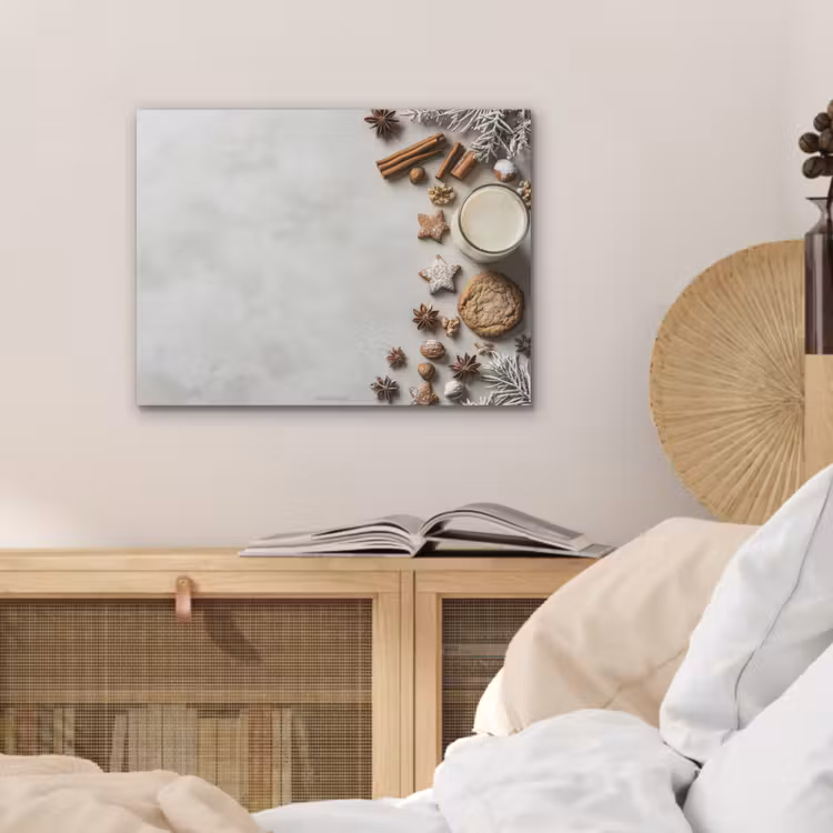 Winter - Kerst - Specerijen - Wit PET vilt klein -sfeer3
