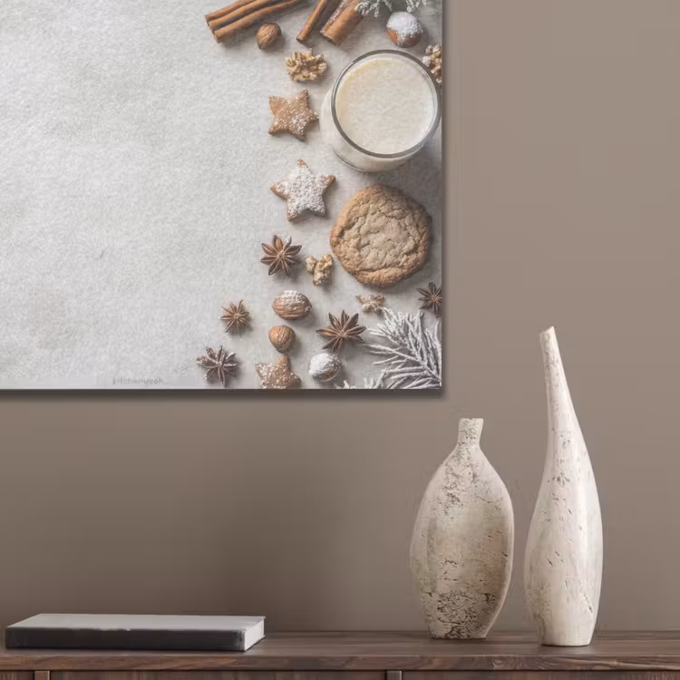 Winter - Kerst - Specerijen - Wit PET vilt klein -sfeer6_closeup