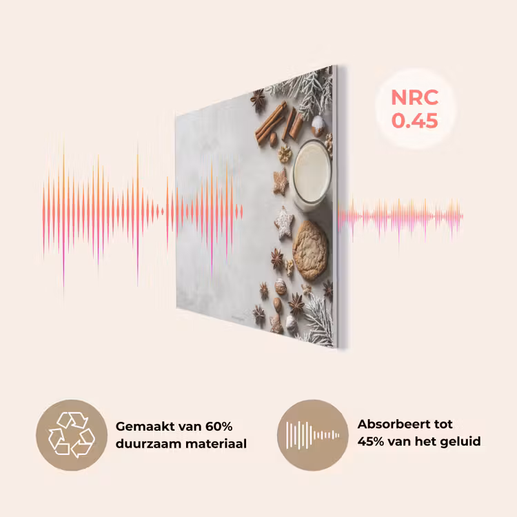 Winter - Kerst - Specerijen - Wit PET vilt klein -USP_NL