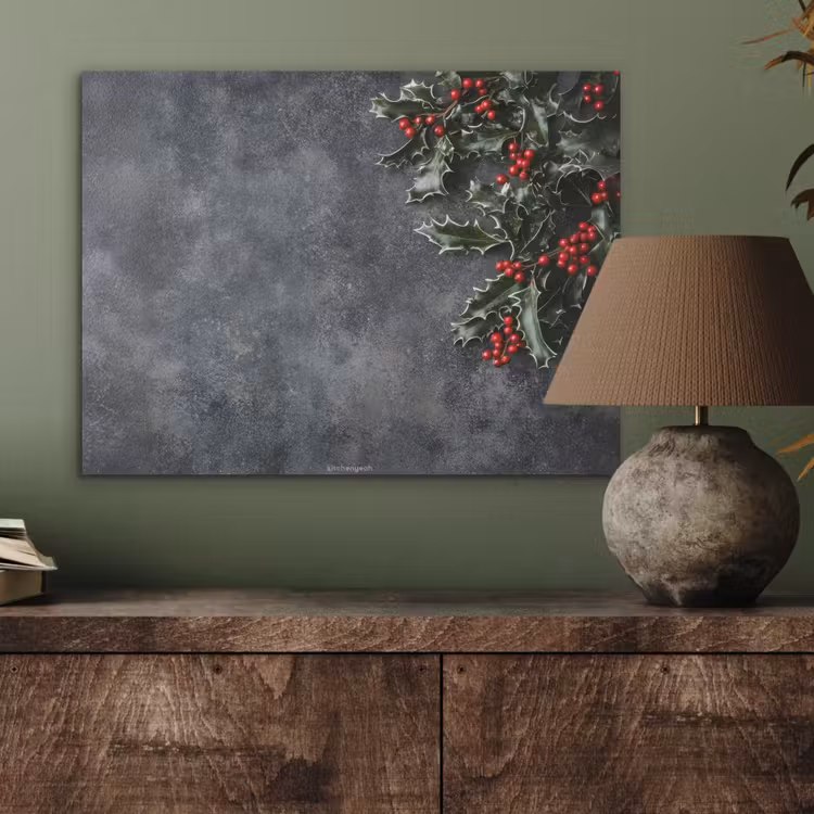 Winter - Hulst - Kerst - Beton PET vilt klein -sfeer2