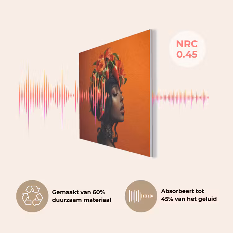 Vrouw - Chilipepers - Pepers - Bloemen PET vilt klein -USP_NL