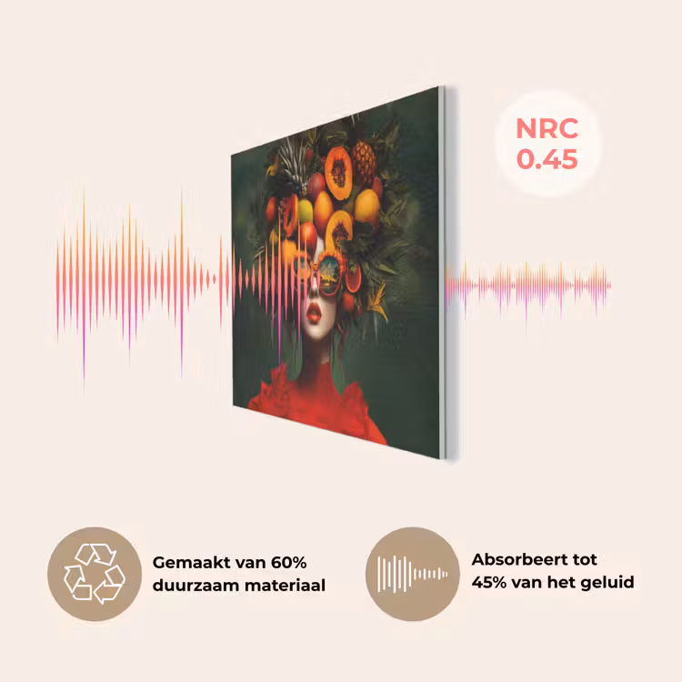 Vrouw - Vruchten - Papaja - Ananas PET vilt klein -USP_NL