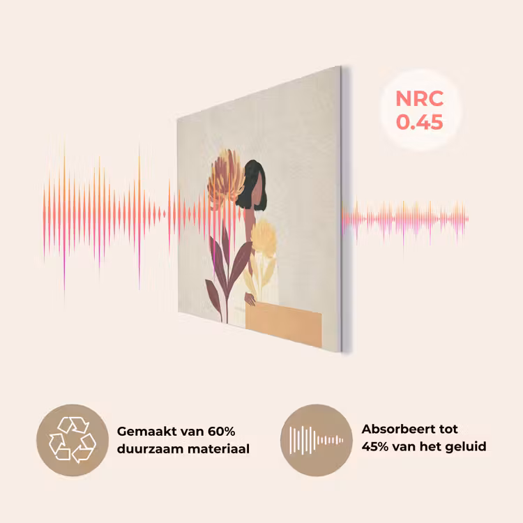Vrouw - Minimalistisch - Bloem PET vilt klein -USP_NL