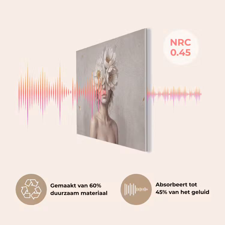 Vrouw - Pioenroos - Wit PET vilt klein -USP_NL