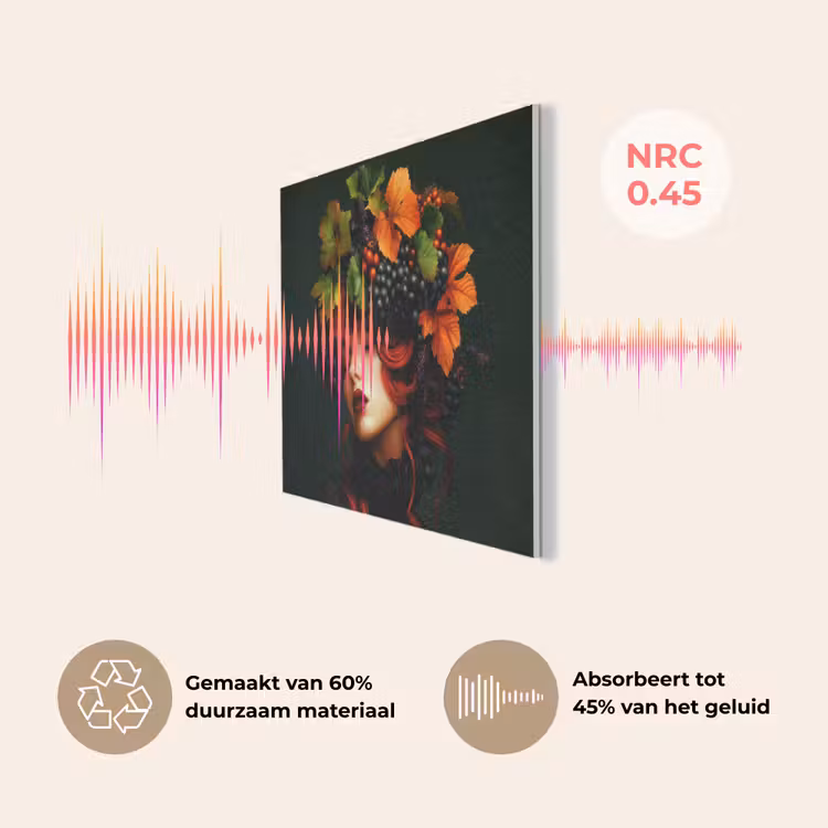 Vrouw - Rood - Groen - Druiven PET vilt klein -USP_NL