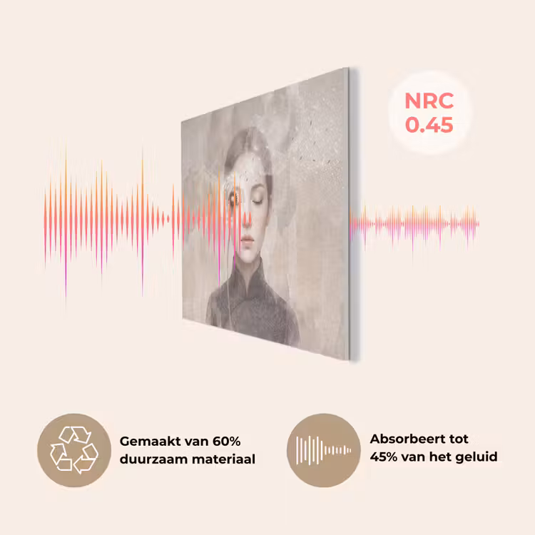 Vrouw - Sereen - Grijs PET vilt klein -USP_NL