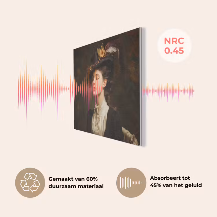 Vrouw - Victoriaans - Portret PET vilt klein -USP_NL
