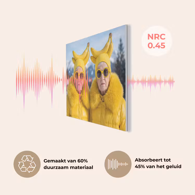 Vrouwen - Bananen - Geel PET vilt klein -USP_NL