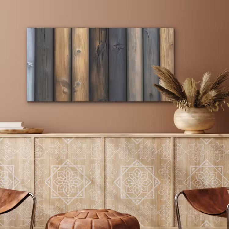 Hout - Planken - Gemengd PET vilt middel -sfeer4