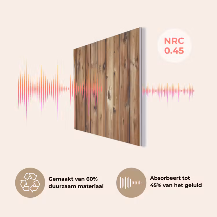 Hout - Planken - Bruin PET vilt middel -USP_NL