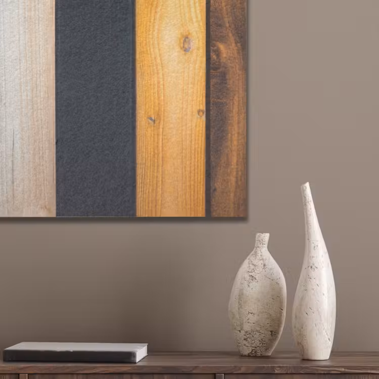 Hout - Planken - Donker - Warm PET vilt middel -sfeer6_closeup