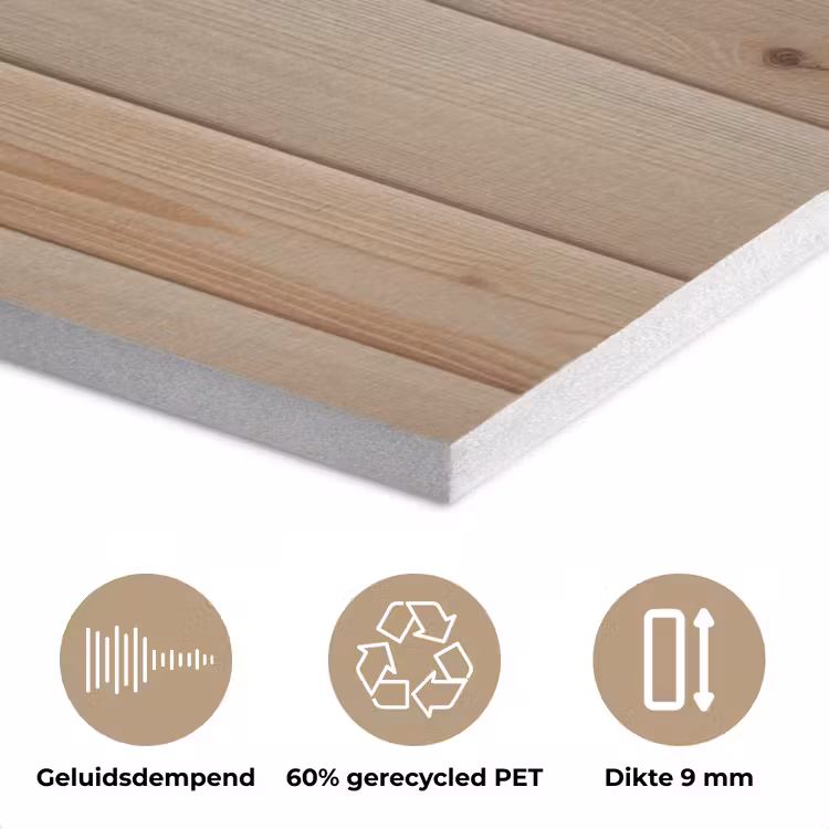 Hout - Planken - Licht PET vilt middel -closeup_NL