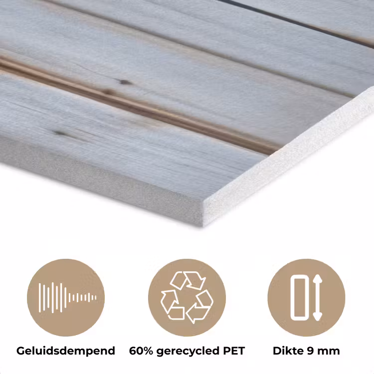 Hout - Planken - Verweerd PET vilt middel -closeup_NL