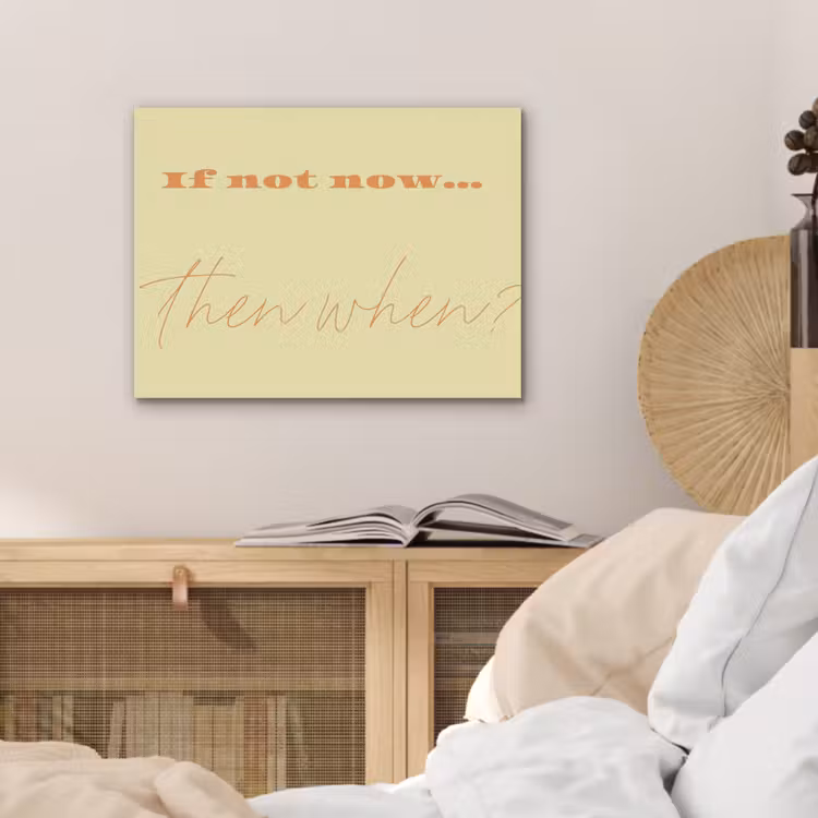 Geel - Oranje - if not now then when PET vilt klein -sfeer3