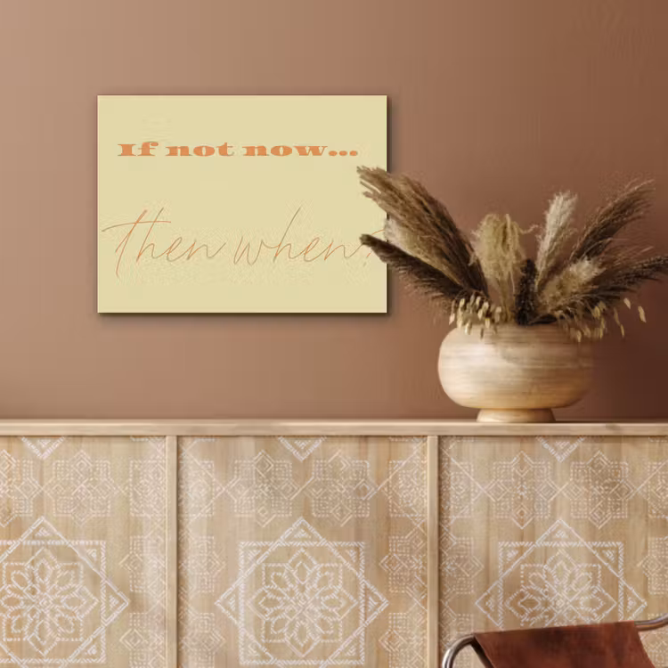 Geel - Oranje - if not now then when PET vilt klein -sfeer4