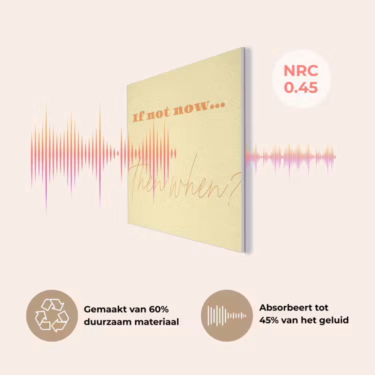 Geel - Oranje - if not now then when PET vilt klein -USP_NL