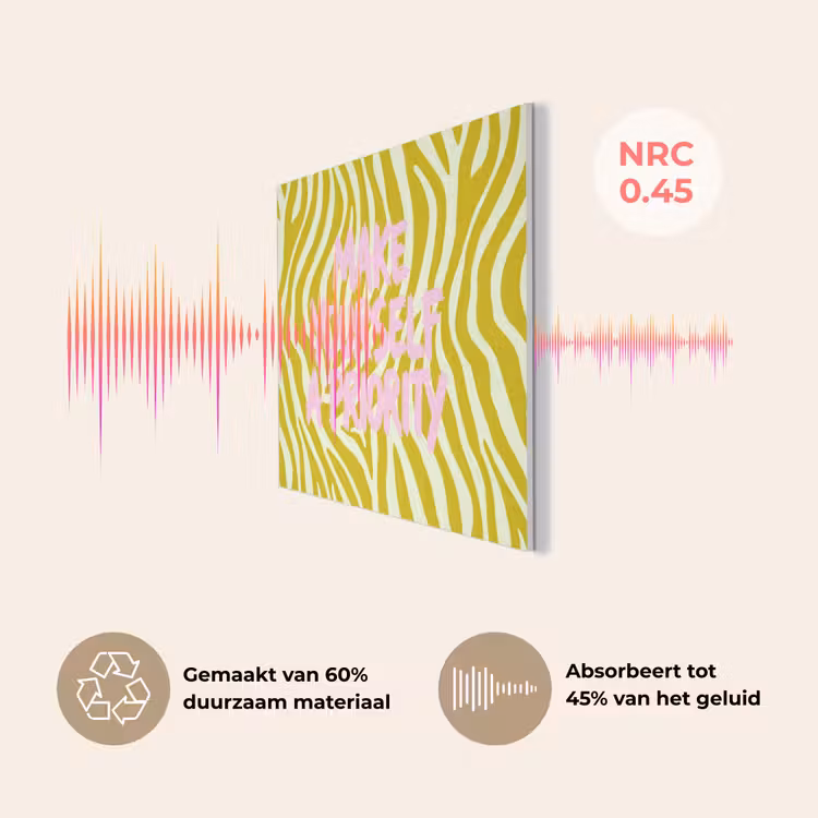 Zebraprint - Priority - Roze PET vilt klein -USP_NL