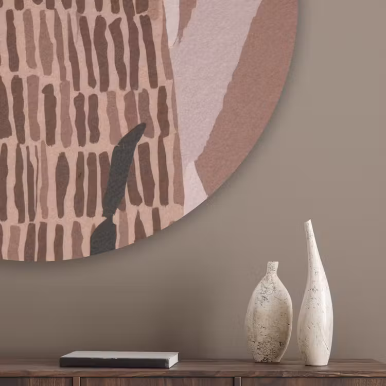 Abstract - Figuur - Illustratie - Hoed Akoestische PET Vilt - Rond klein -sfeer5_closeup