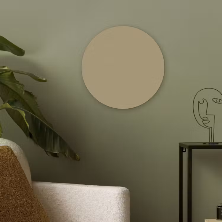 Antique - Moss - Groen Akoestische PET Vilt - Rond klein 838 -sfeer2