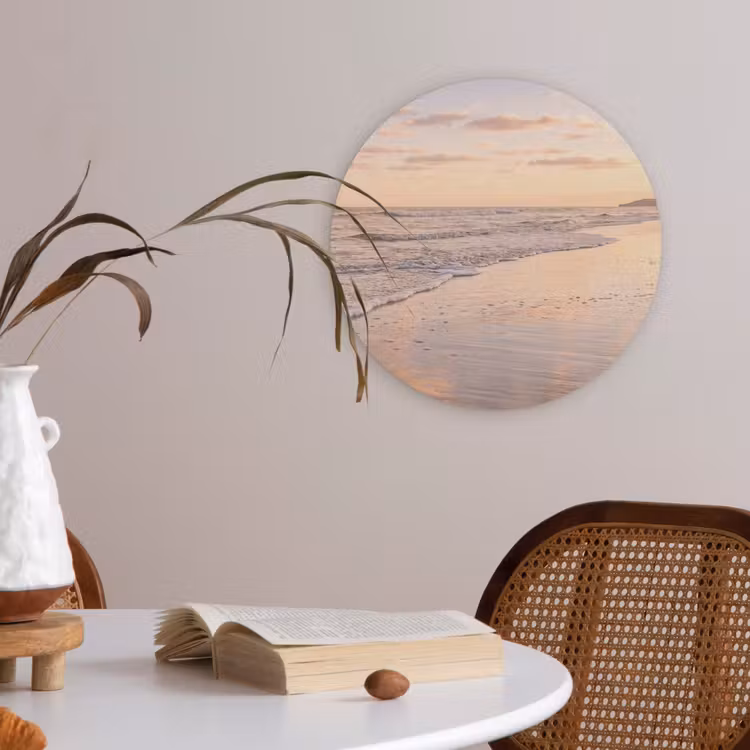 Strand - Branding - Wolken Akoestische PET Vilt - Rond klein -sfeer3