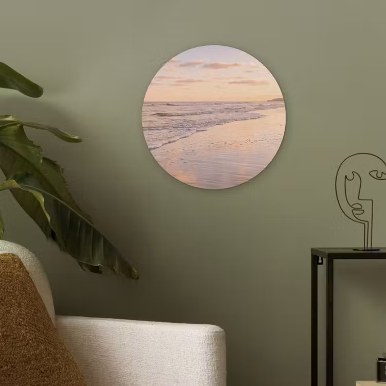 Strand - Branding - Wolken Akoestische PET Vilt - Rond klein -sfeer2