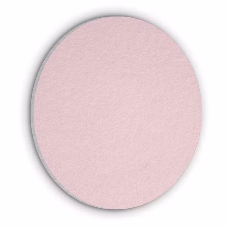Blush - Pink - Roze Akoestische PET Vilt - Rond klein 838 -3d