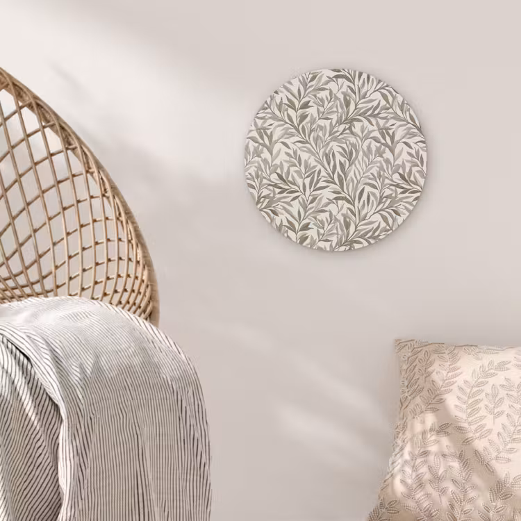 Takken - Botanisch - Taupe Akoestische PET Vilt - Rond klein 838 -sfeer4