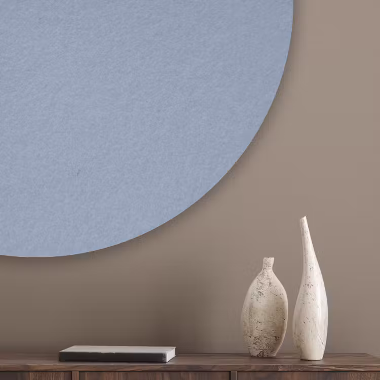 Canary - Champ - Blauw Akoestische PET Vilt - Rond klein 838 -sfeer5_closeup