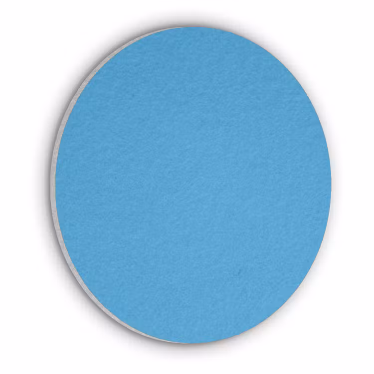 Cerulean - Breeze - Blauw Akoestische PET Vilt - Rond klein 838 -3d