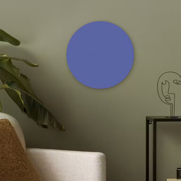 Chinese - Blue - Blauw Akoestische PET Vilt - Rond klein 838 -sfeer2