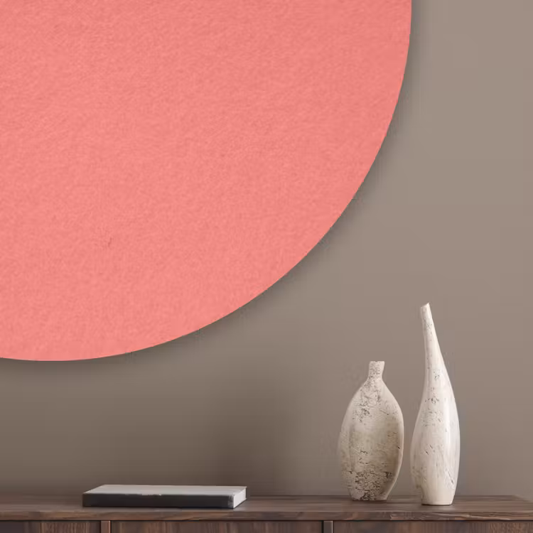 Coral - Punch - Koraal Akoestische PET Vilt - Rond klein 838 -sfeer5_closeup